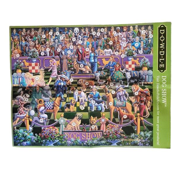 Dowdle DOG SHOW 500 Piece Puzzle 16x20 USA New - Picture 5 of 6